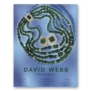 1999 David Webb Print Ad | Precious Jewels