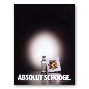 2000 Absolut Vodka Print Ad | Scrooge