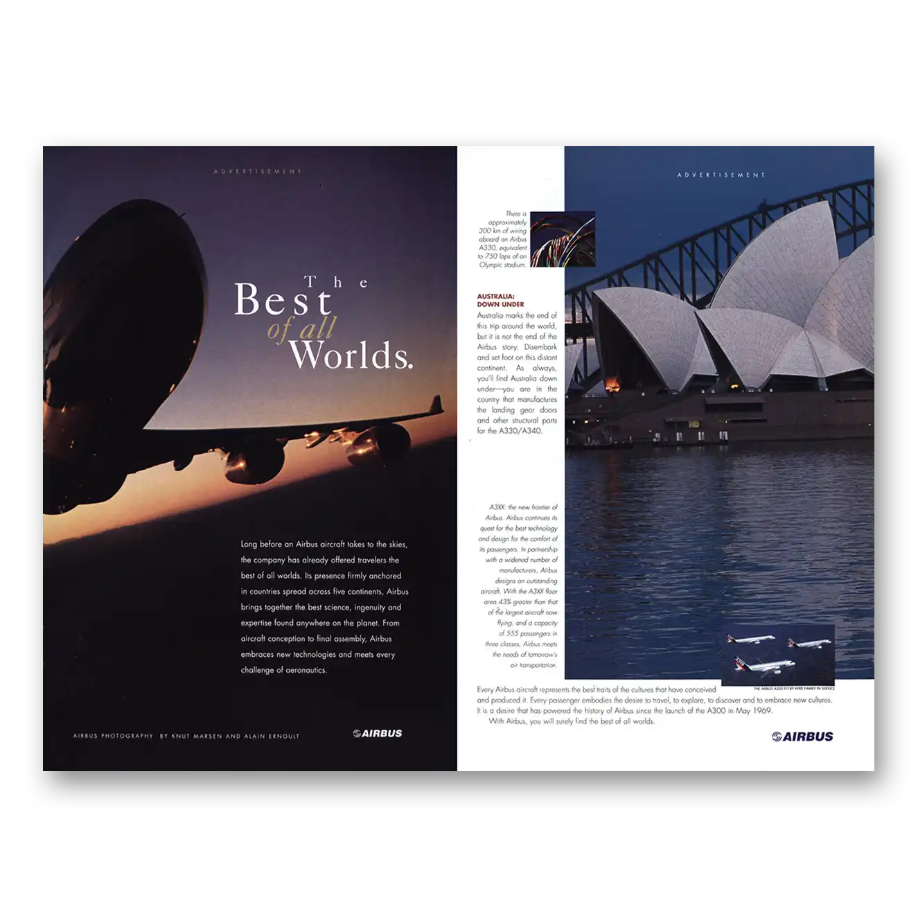 2000 Airbus Print Ad | Best Of All Worlds