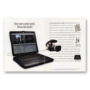 2000 Apple PowerBooks Print Ad | Your New Movie Studio