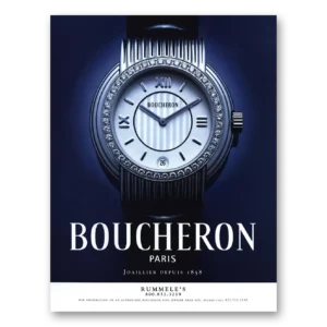 2000 Boucheron Paris Print Ad | Rummeles