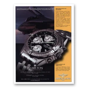 2000 Breitling Watch Print Ad | Principles Of Aviation