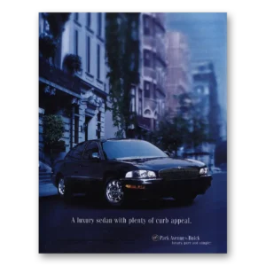 2000 Buick Park Avenue Print Ad | Plenty Curb Appeal
