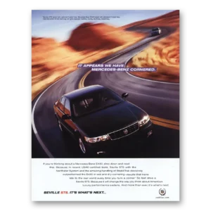 1999 Cadillac Seville Print Ad | Mercedes Benz