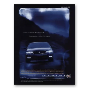 2000 Cadillac Seville Print Ad | Northstar V8