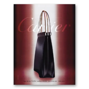 2001 Cartier Print Ad | Cage Handbag