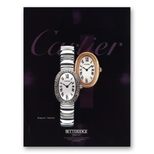 2000 Cartier Watches Print Ad | Baignoire Watches