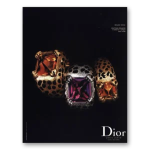 2000 Dior Print Ad | Bagues Mitza