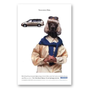 2000 Honda Odyssey Print Ad | Not To Worry Mom