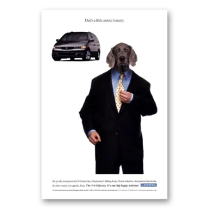 2000 Honda Odyssey Print Ad | Little Power Hungry