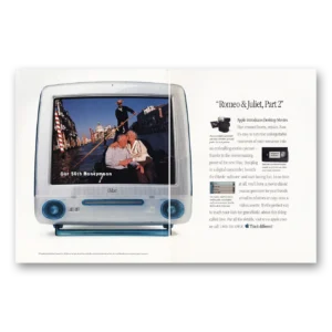 2000 Apple iMac Computer Print Ad | Romeo & Juliet
