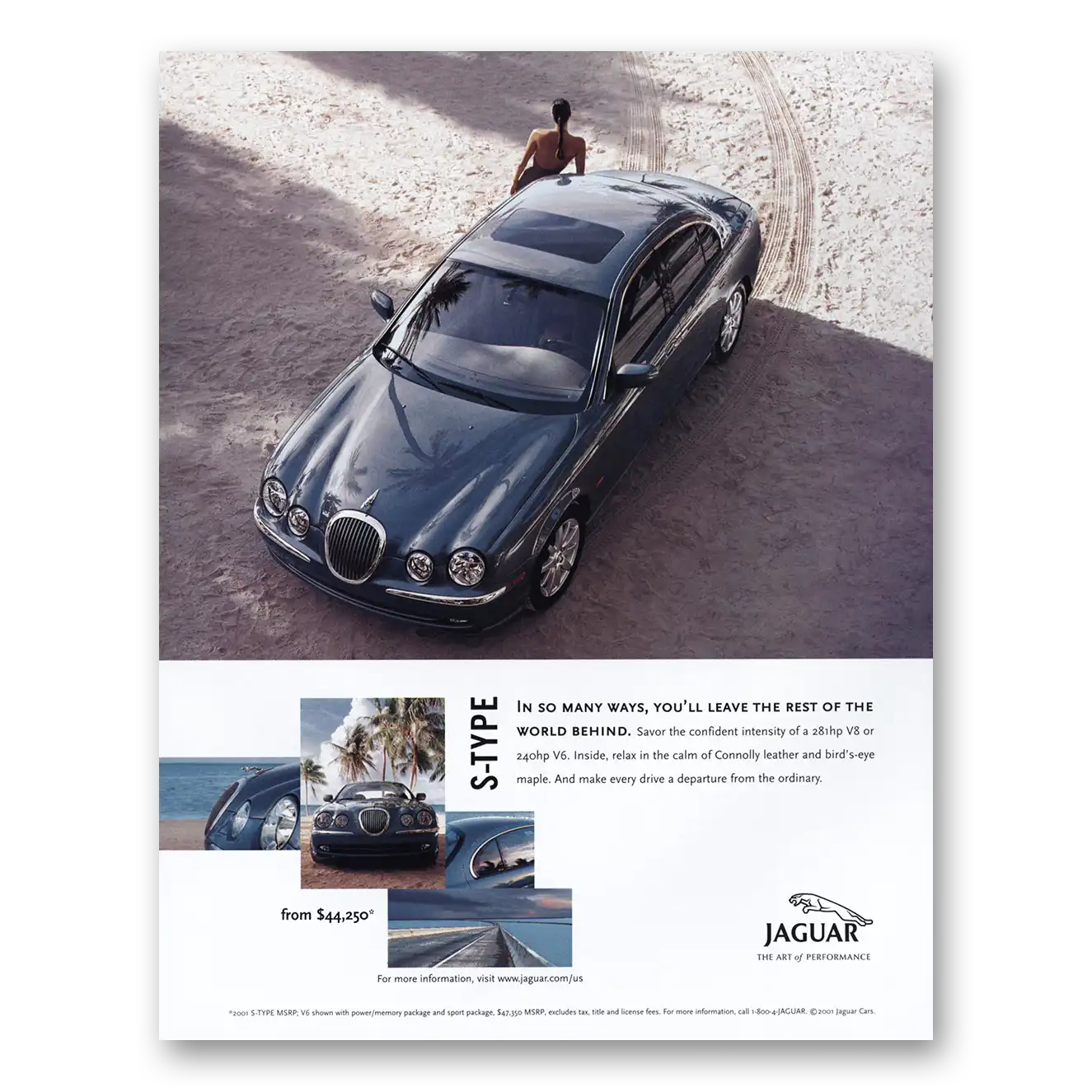 2000 Jaguar S Type Print Ad | World Behind