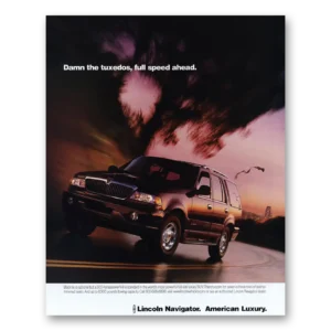 2000 Lincoln Navigator Print Ad | Damn Tuxedos