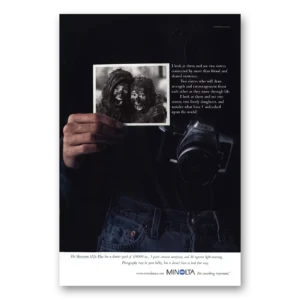 2000 Minolta Print Ad | Two Sisters