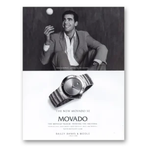 2000 Movado Watch Print Ad | Pete Sampras