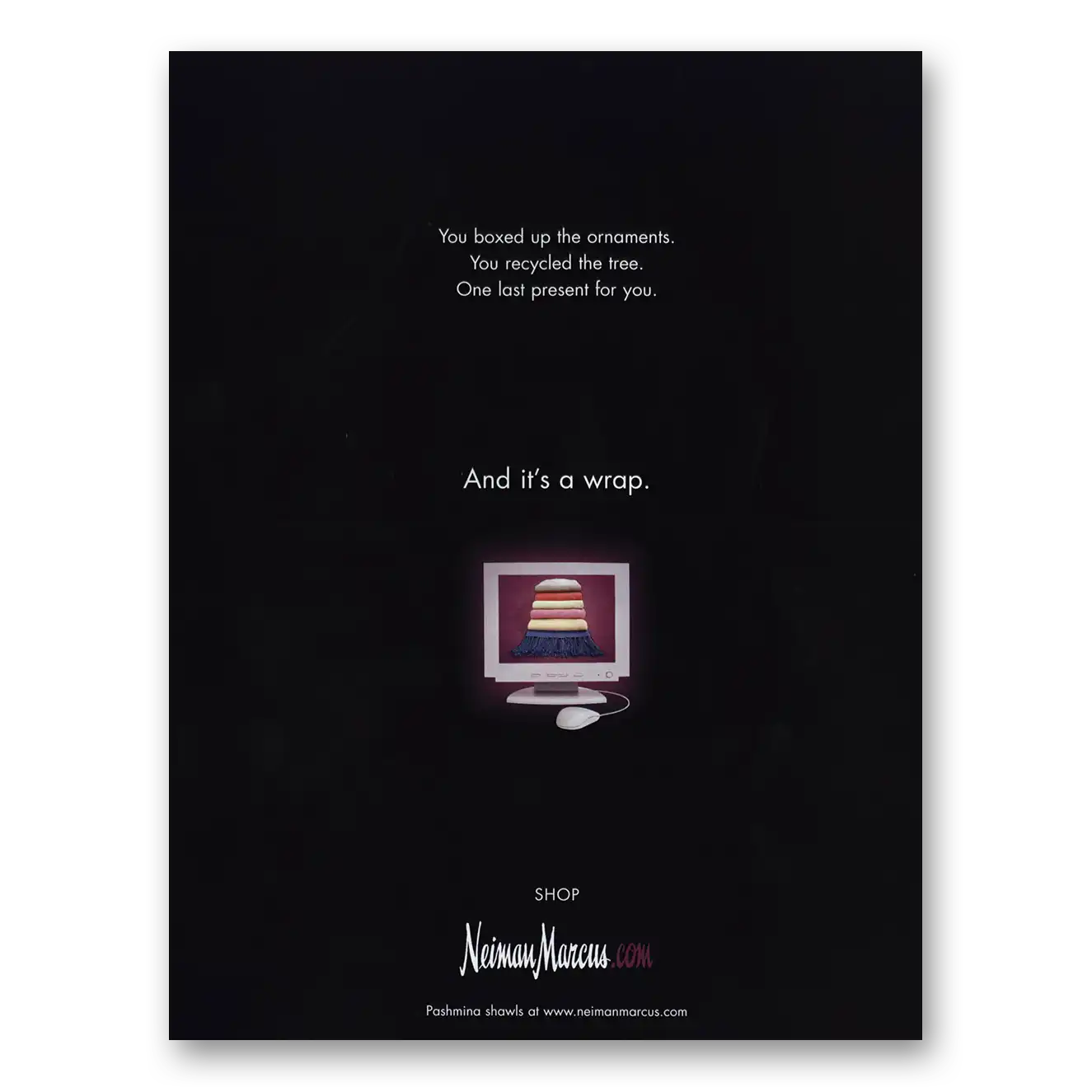 2000 Neiman Marcus Print Ad | Boxed Ornaments