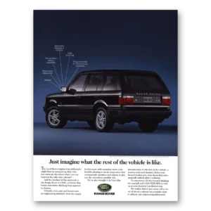 2000 Range Rover Print Ad | Imagine What Rest The Vehicle Is Like