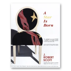 2000 J Robert Scott Chairs Print Ad | Star Born