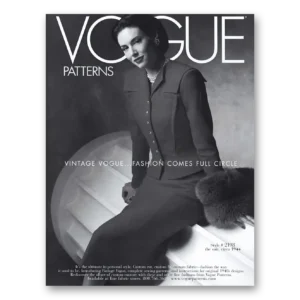 2000 Vogue Patterns Print Ad | Fashion Comes