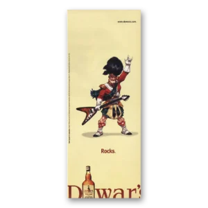 2001 Dewars White Label Print Ad | Rocks