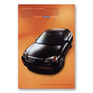 2001 Honda Civic Print Ad | Best Way To Acquire Wealth