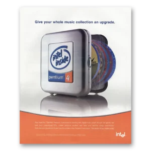 2001 Intel Print Ad | Pentium 4
