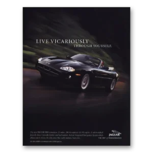 2000 Jaguar XKE Print Ad | Convertible