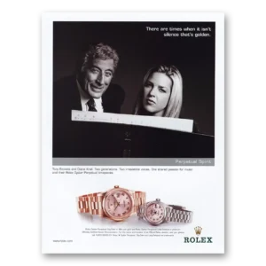 2001 Rolex Print Ad | Tony Bennett