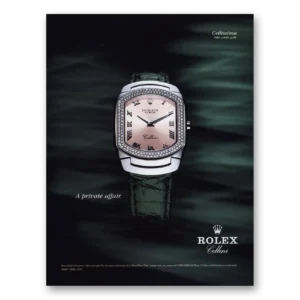 2001 Rolex Print Ad | Private Affair