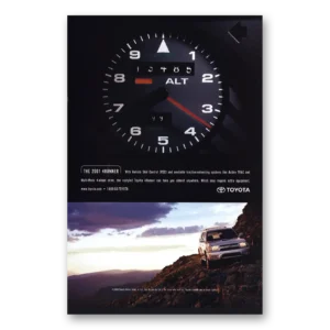 2001 Toyota 4Runner Print Ad | Vehicle Skid Control