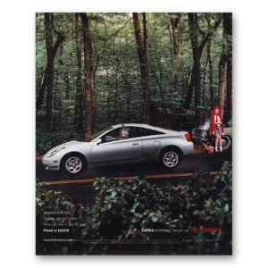 2001 Toyota Celica Print Ad | Ventilated Front Discs