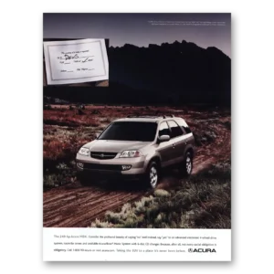 2002 Acura Print Ad | Profound Beauty