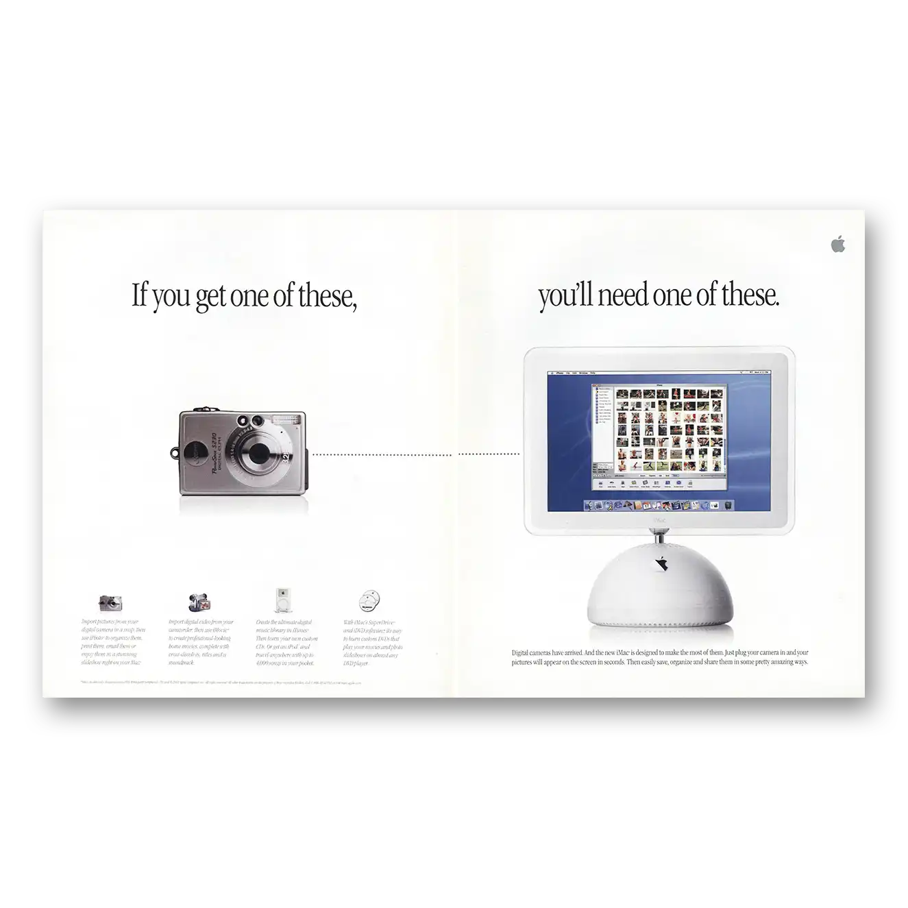 2002 Apple iMac Computer Print Ad | If You Get One Of These