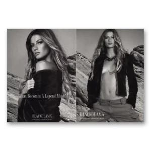2002 Blackglama Print Ad | Gisele Bundchen