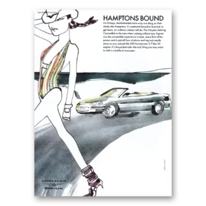 2002 Chrysler Sebring Print Ad | Hamptons Bound