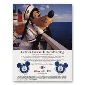 2002 Disney Cruise Line Print Ad | Start Dreaming