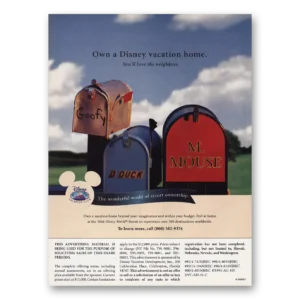 2002 Disney Vacation Club Print Ad | Own Disney Vacation Home
