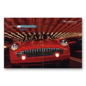 2003 Ford Thunderbird Print Ad | No Boundaries