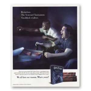 2002 Harry Potter Promo Print Ad | Butterbeer