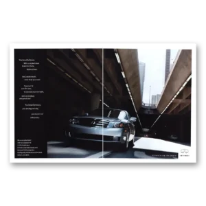 2002 Infiniti Print Ad | Beautiful Beast