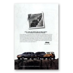 2002 Jeep Print Ad | Army Travels
