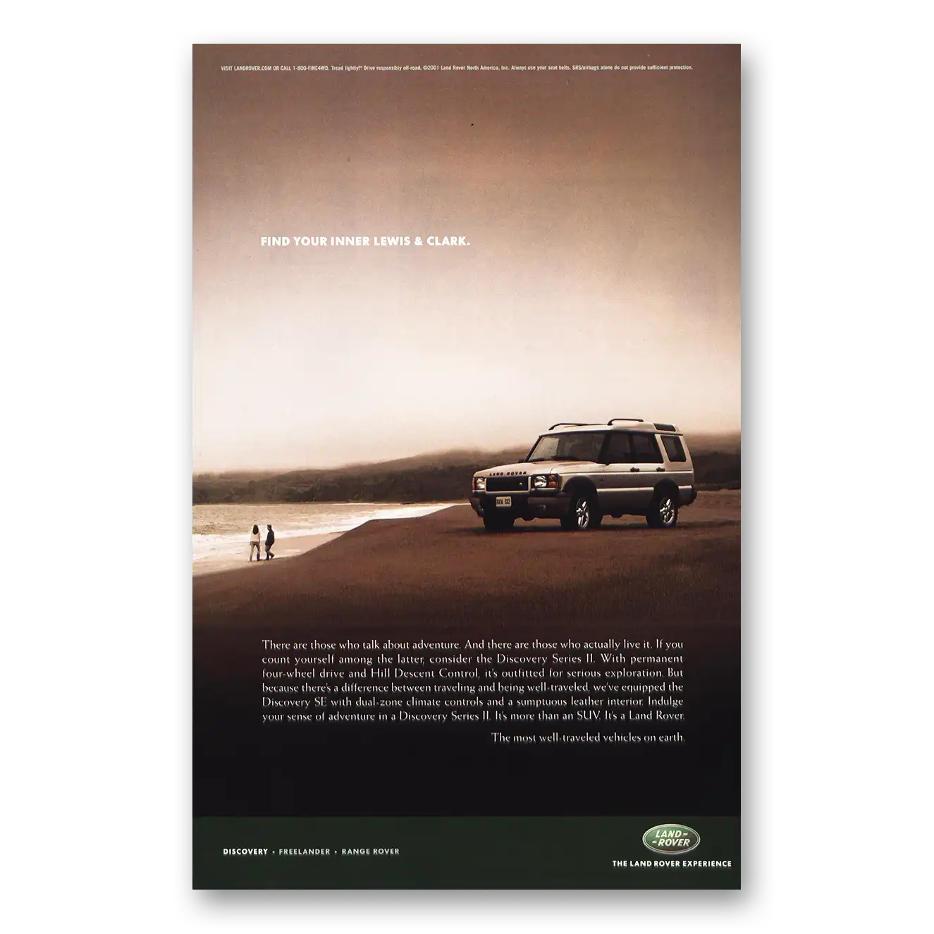 2002 Land Rover Print Ad | Lewis And Clark