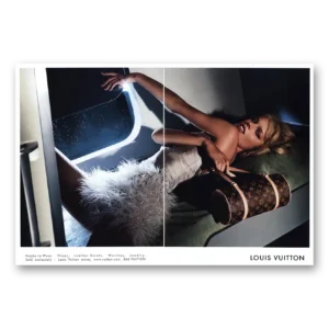 2002 Louis Vuitton Fashion Print Ad | Eva Herzigova