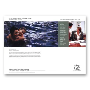 2002 Merrill Lynch Print Ad | Liz Can No Longer Bank