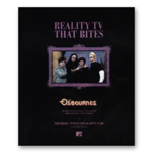 2002 MTV Print Ad | The Osbournes Promo