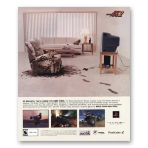 2002 Playstation Print Ad | So Realistic Swear You Were There