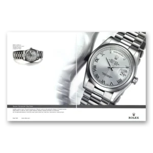2002 Rolex Print Ad | Oyster Perpetual Platinum