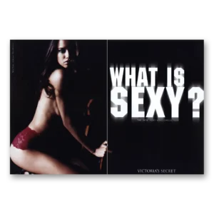 2002 Victorias Secret Print Ad | What Is Sexy
