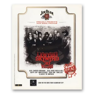 2003 Jim Beam Print Ad | Lynard Skynard