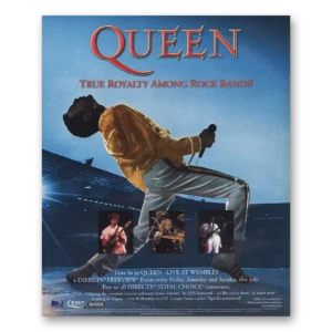 2003 DIRECTV Print Ad | Queen Live At Wembley